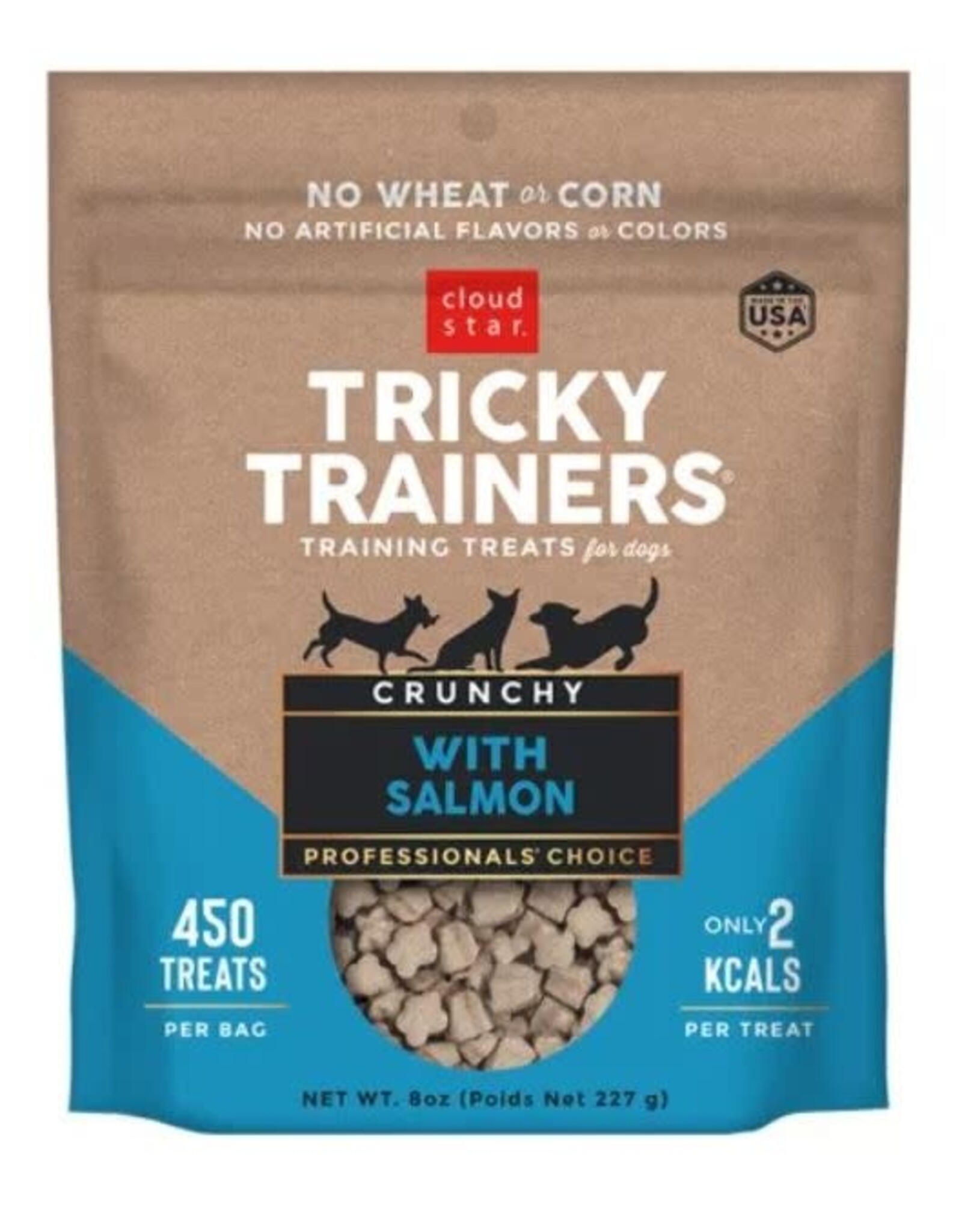 Cloud Star Tricky Trainers Crunchy Salmon 8 oz