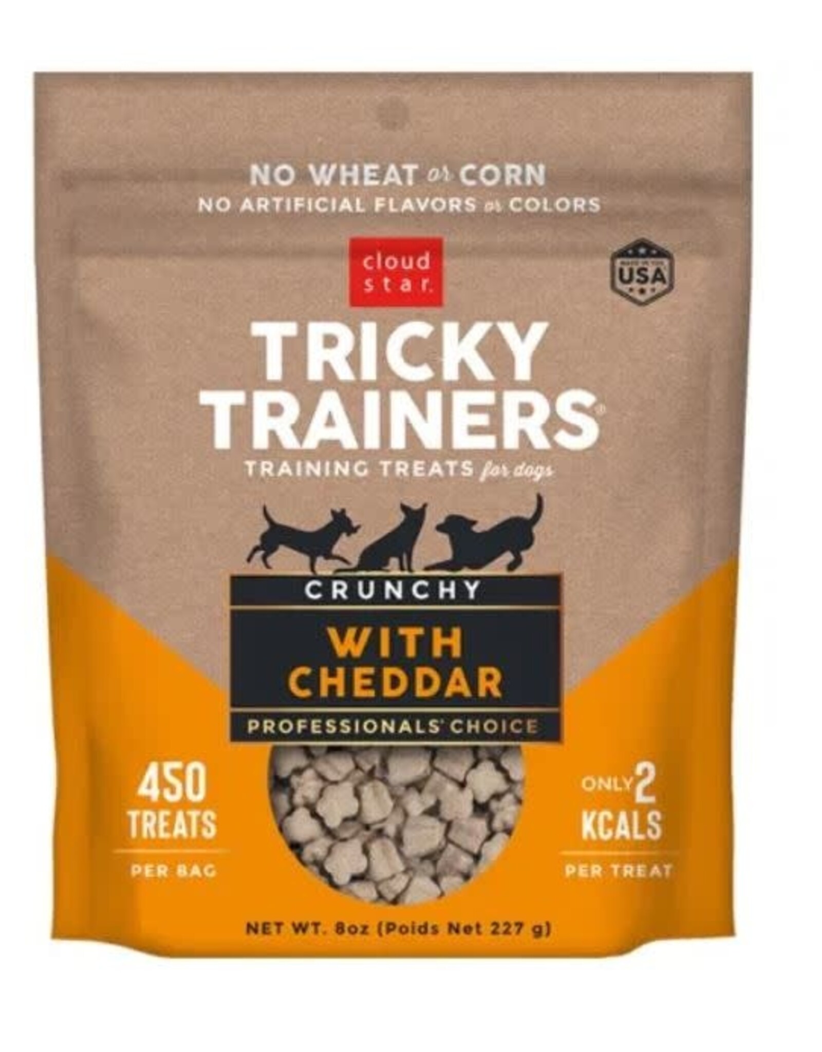 Cloud Star Tricky Trainers Crunchy Cheddar Treat 8 oz