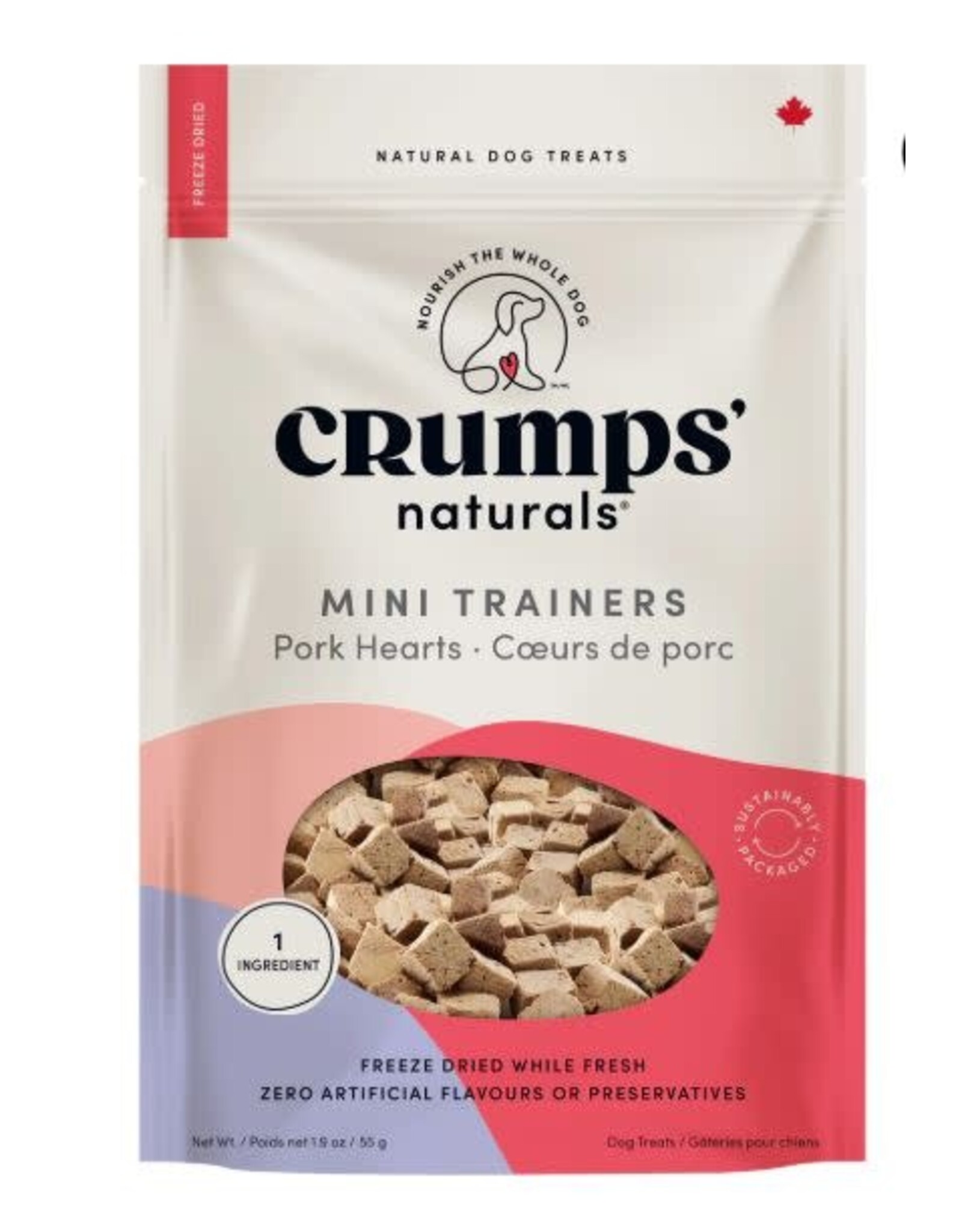 Crumps Mini Trainers Freeze Dried Pork Hearts