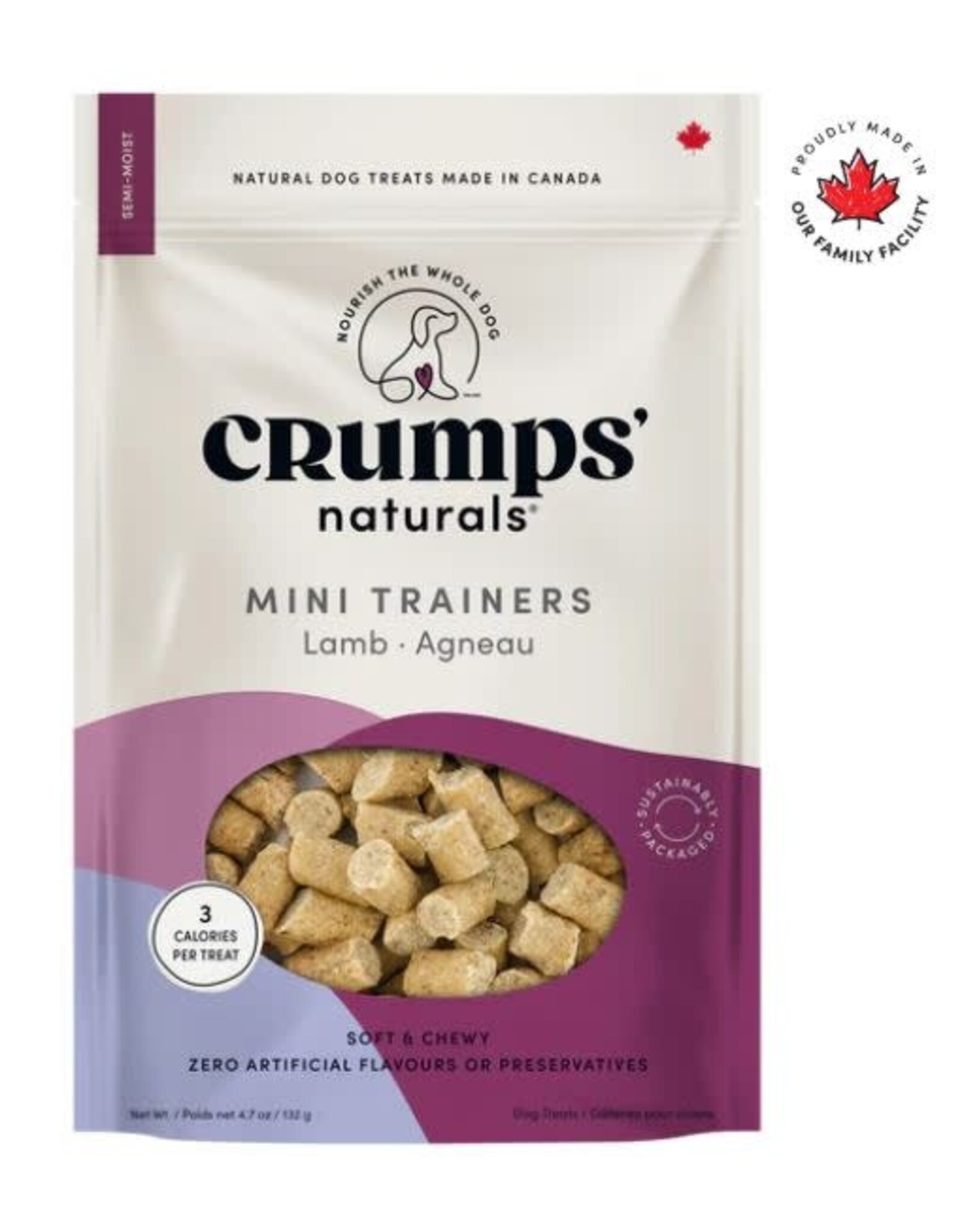 Crumps Mini Trainers Semi-Moist Lamb 132 g