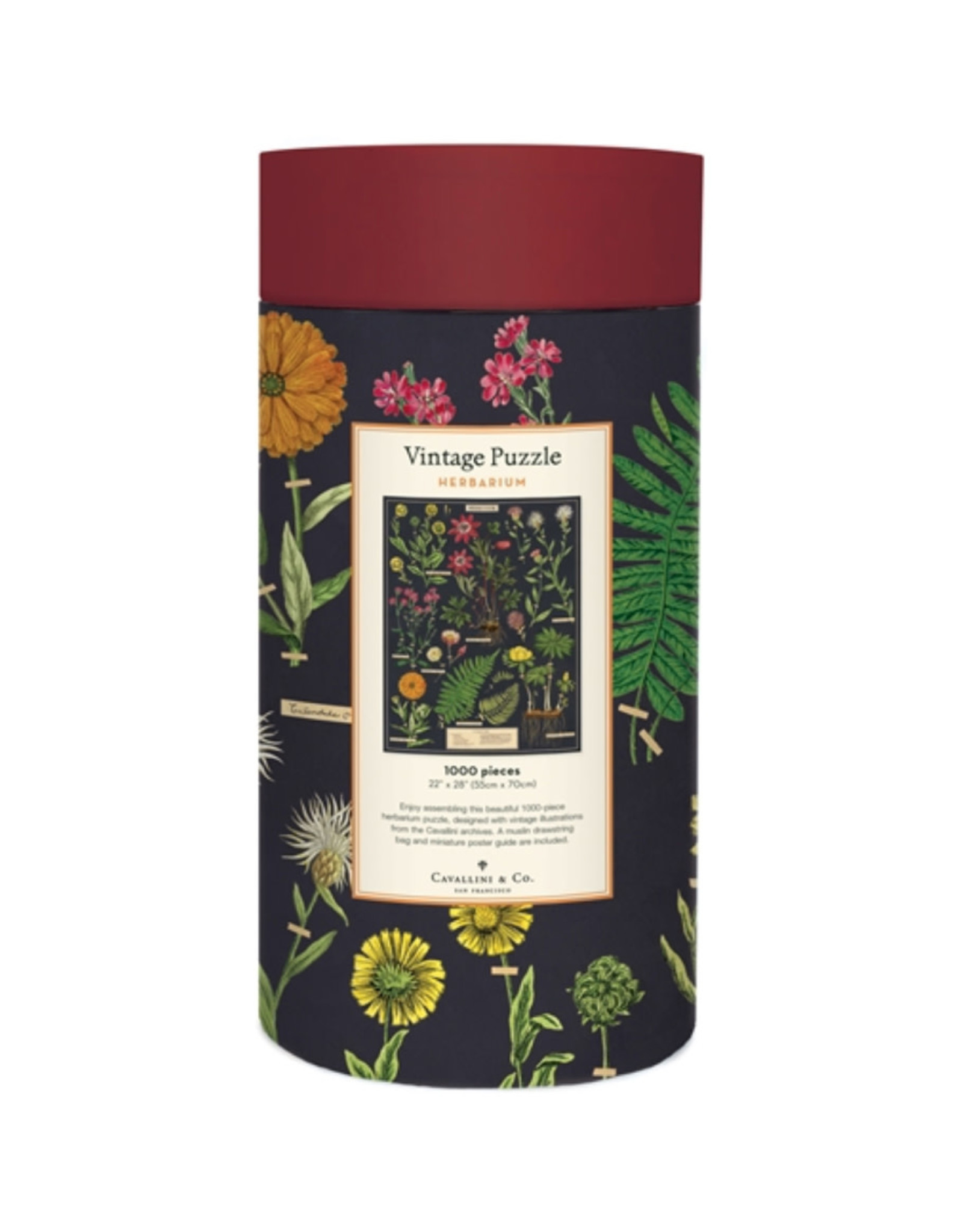 Cavallini Papers & Co. Cavallini Puzzle Herbarium 1,000 Pcs