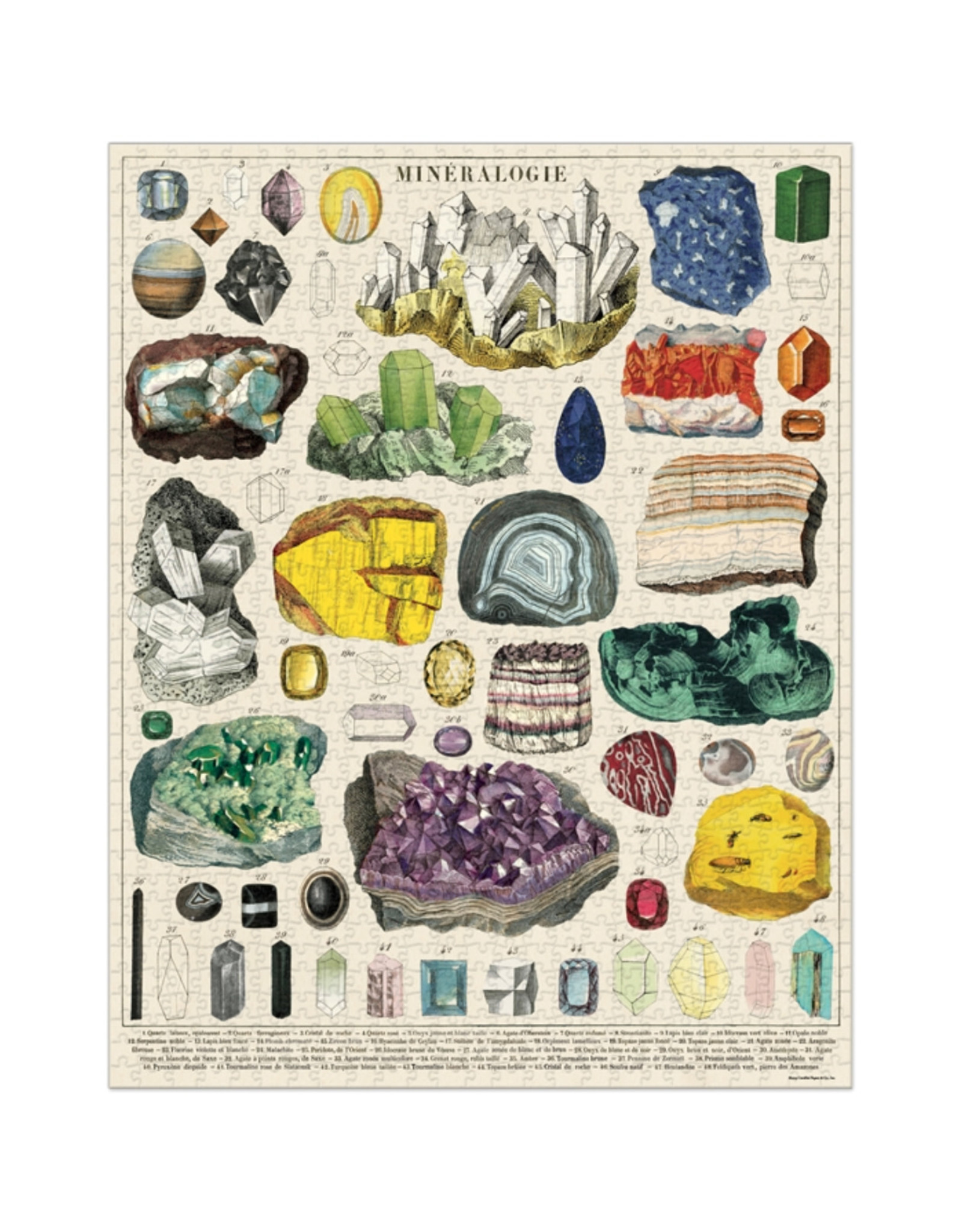 Cavallini Papers & Co. Cavallini Puzzle Mineralogy 1,000 Pcs