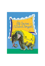 Laughing Elephant Elephant Remembering Notecard A7 Birthday