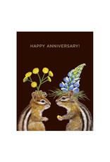 Hester & Cook Anniversary Chipmunk Greeting Card A2