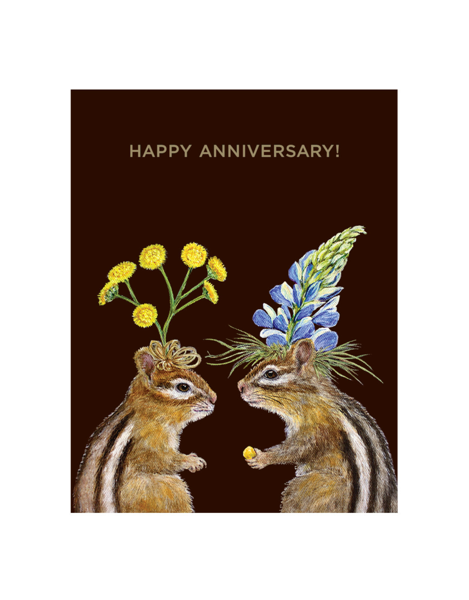 Hester & Cook Anniversary Chipmunk Greeting Card A2