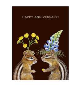 Hester & Cook Anniversary Chipmunk Greeting Card A2