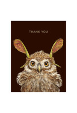 Hester & Cook Thank You Owl Greeting Card A2