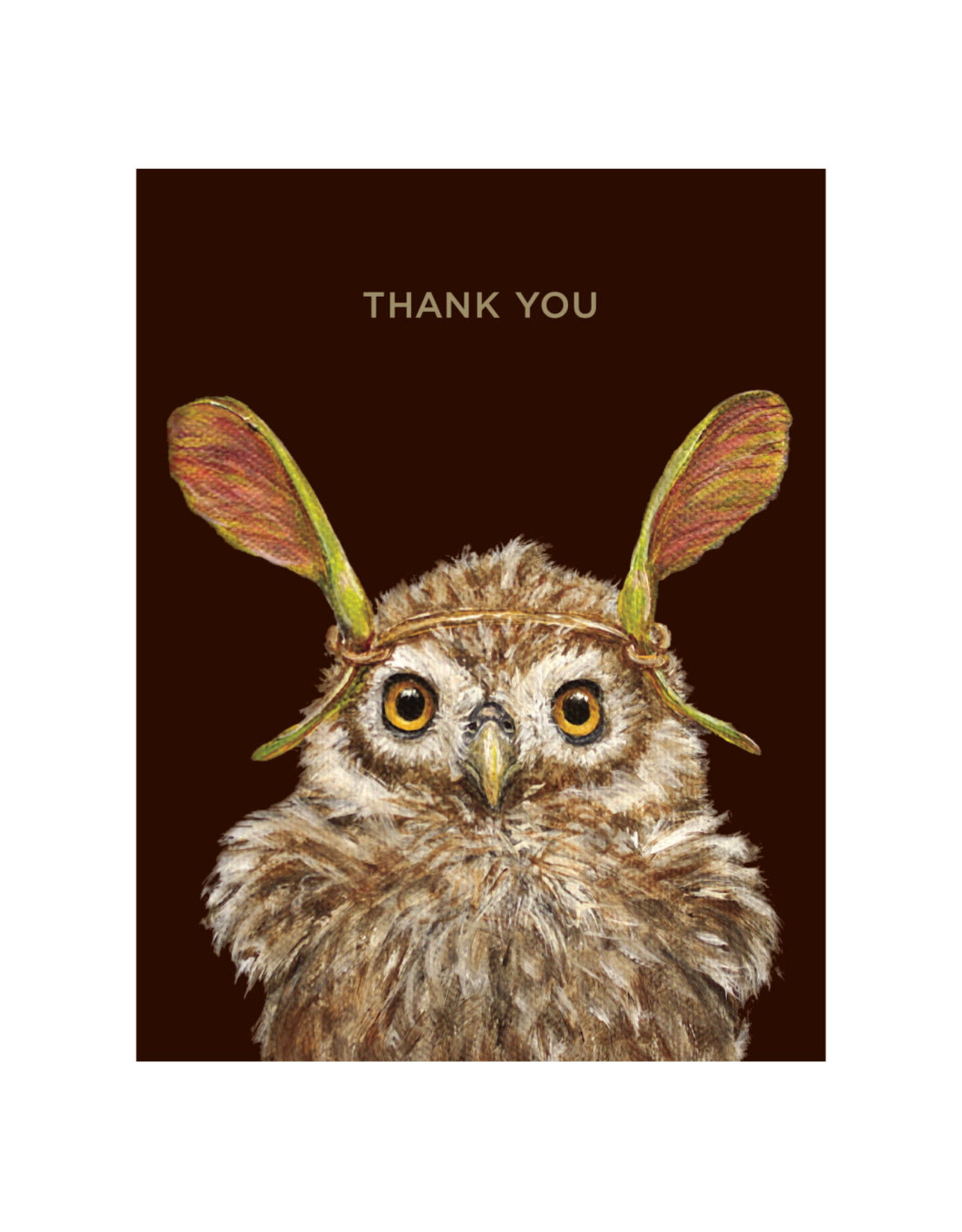 Hester & Cook Thank You Owl Greeting Card A2