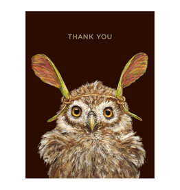 Hester & Cook Thank You Owl Greeting Card A2