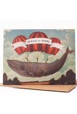 Hester & Cook Hang in There Whale Greeting Card A2