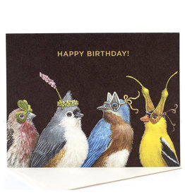 Hester & Cook Happy Birthday Masks Greeting Card A2