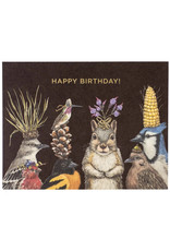 Hester & Cook Birthday Squirrel & Friends Greeting Card A2
