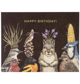 Hester & Cook Birthday Squirrel & Friends Greeting Card A2