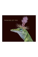 Hester & Cook Bella Lizard Greeting Card A2