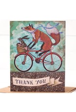 Hester & Cook Thank You Bicycle Greeting Card A2