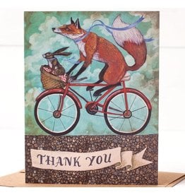 Hester & Cook Thank You Bicycle Greeting Card A2