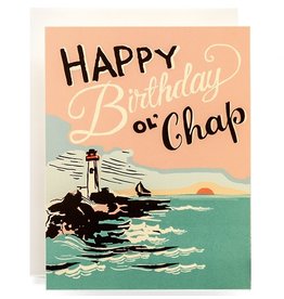 Antiquaria Lighthouse Birthday A2 Greeting Card