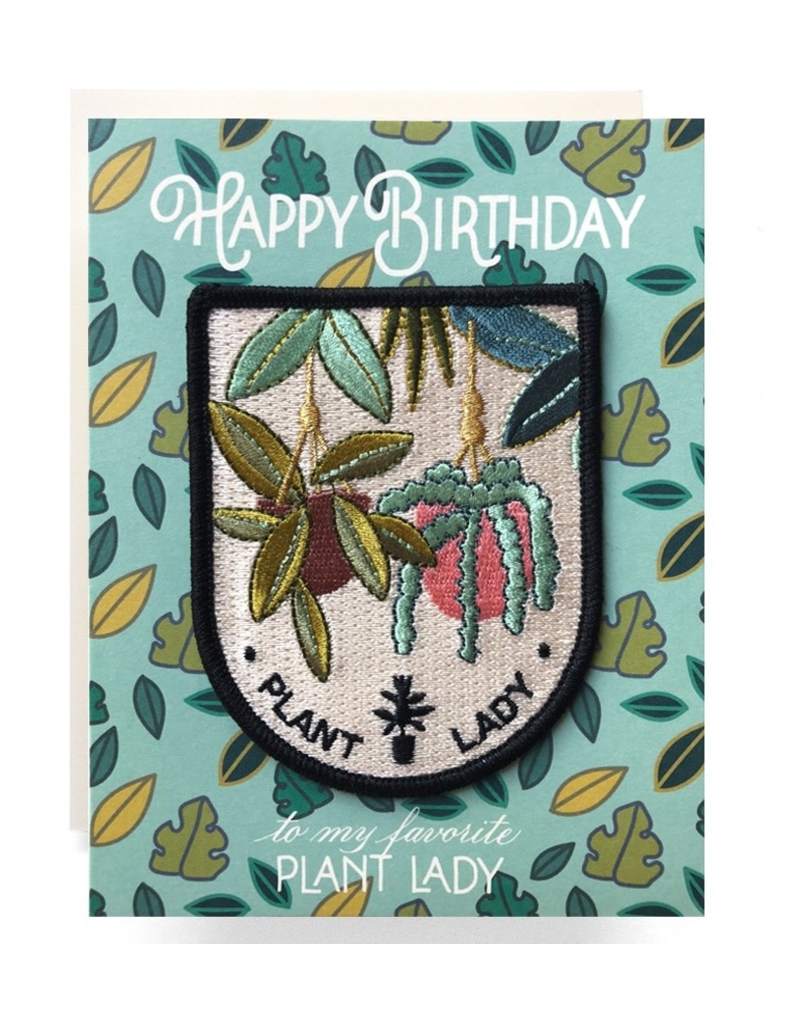 Antiquaria Patch Card: Plant Lady Birthday A2 Greeting Card