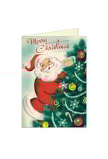 Cavallini Papers & Co. Christmas Santa Brittany Notecard