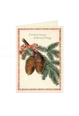 Cavallini Papers & Co. Christmas Pine Brittany Notecard