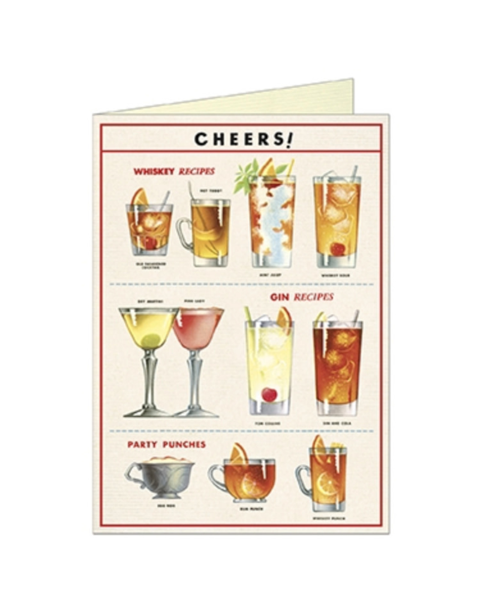 Cavallini Papers & Co. Cheers Brittany Notecard