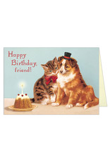 Cavallini Papers & Co. Happy Birthday Friends Brittany Notecard