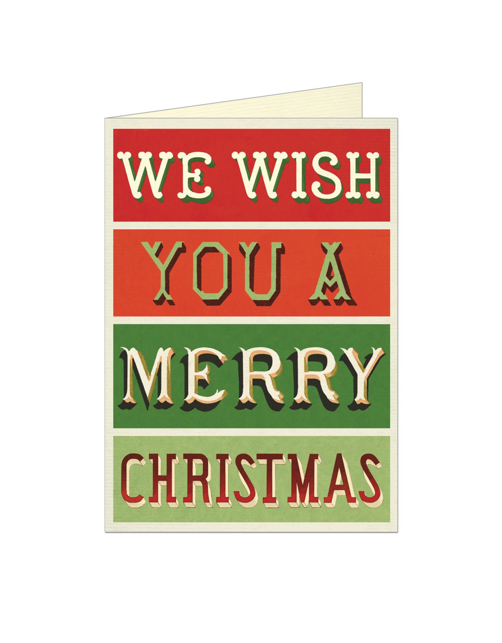 Cavallini Papers & Co. Merry Christmas Brittany Notecard