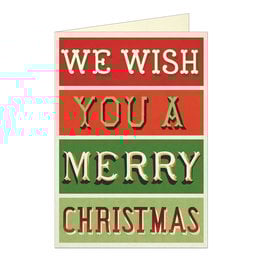 Cavallini Papers & Co. Merry Christmas Brittany Notecard