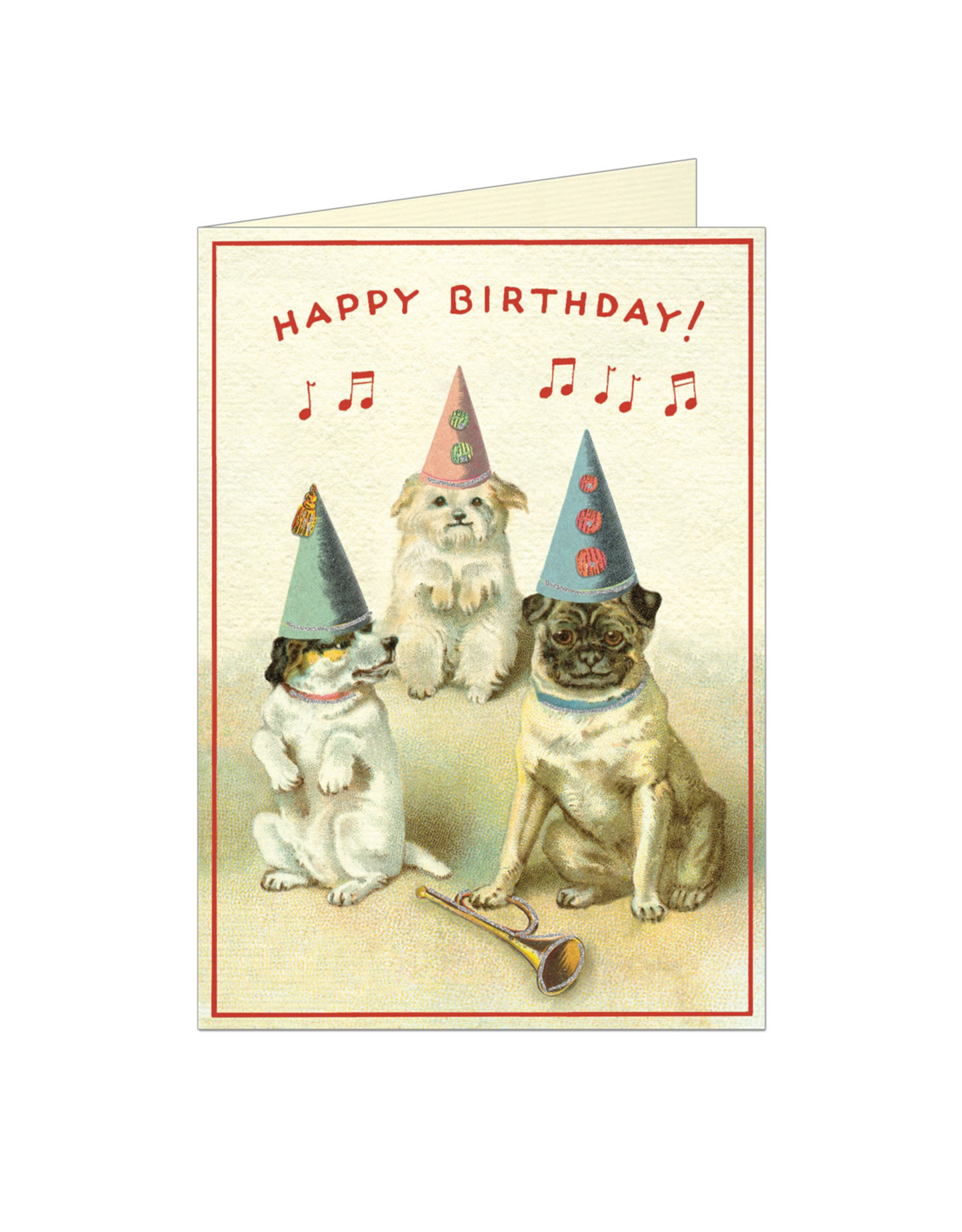 Cavallini Papers & Co. Birthday Dogs 2 Brittany Notecard