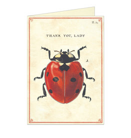Cavallini Papers & Co. Thank You Lady Brittany Notecard