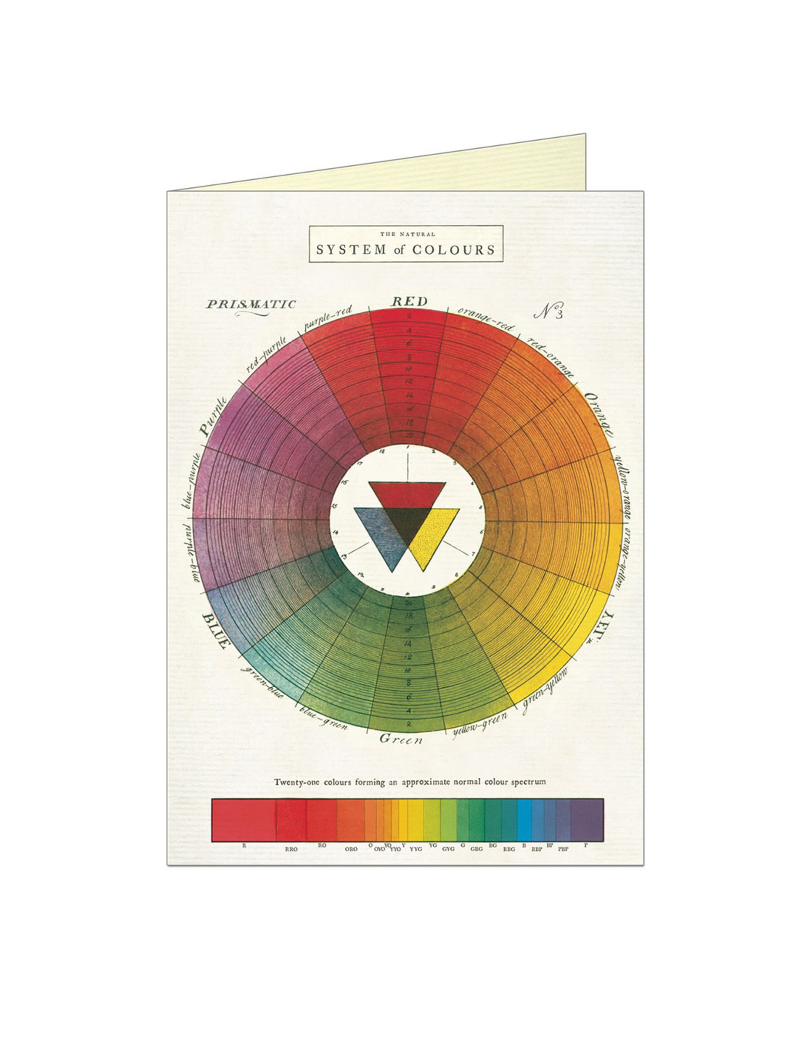 Cavallini Papers & Co. Color Wheel Brittany Notecard