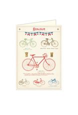 Cavallini Papers & Co. Bicycles Brittany Notecard