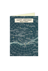 Cavallini Papers & Co. Happy Birthday Celestial Brittany Notecard