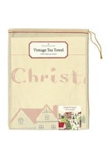 Cavallini Papers & Co. Christmas Village Tea Towel