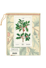 Cavallini Papers & Co. Holly Christmas Tea Towel