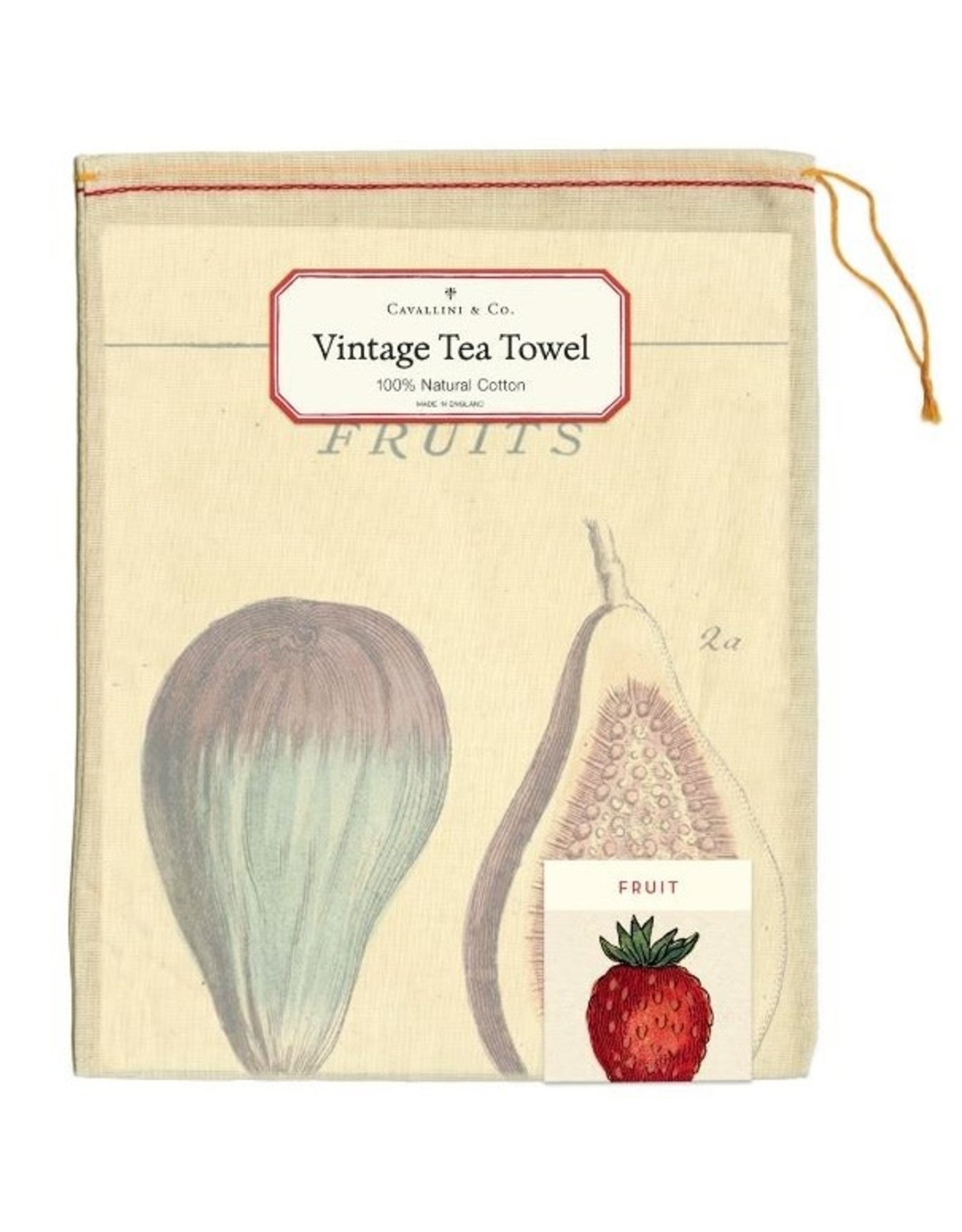 Cavallini Papers & Co. Fruit Tea Towel