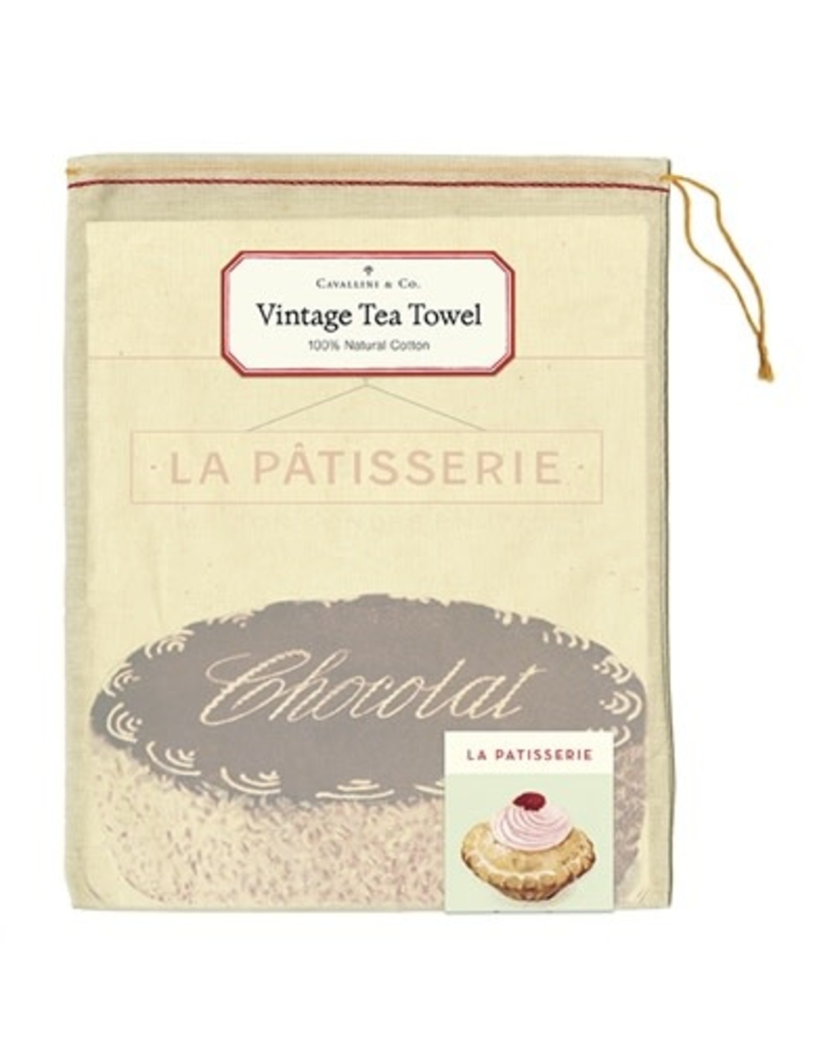 Cavallini Papers & Co. La Patisserie Tea Towel