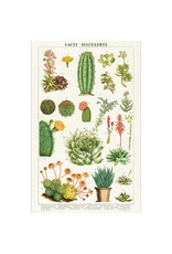 Cavallini Papers & Co. Succulents Tea Towel