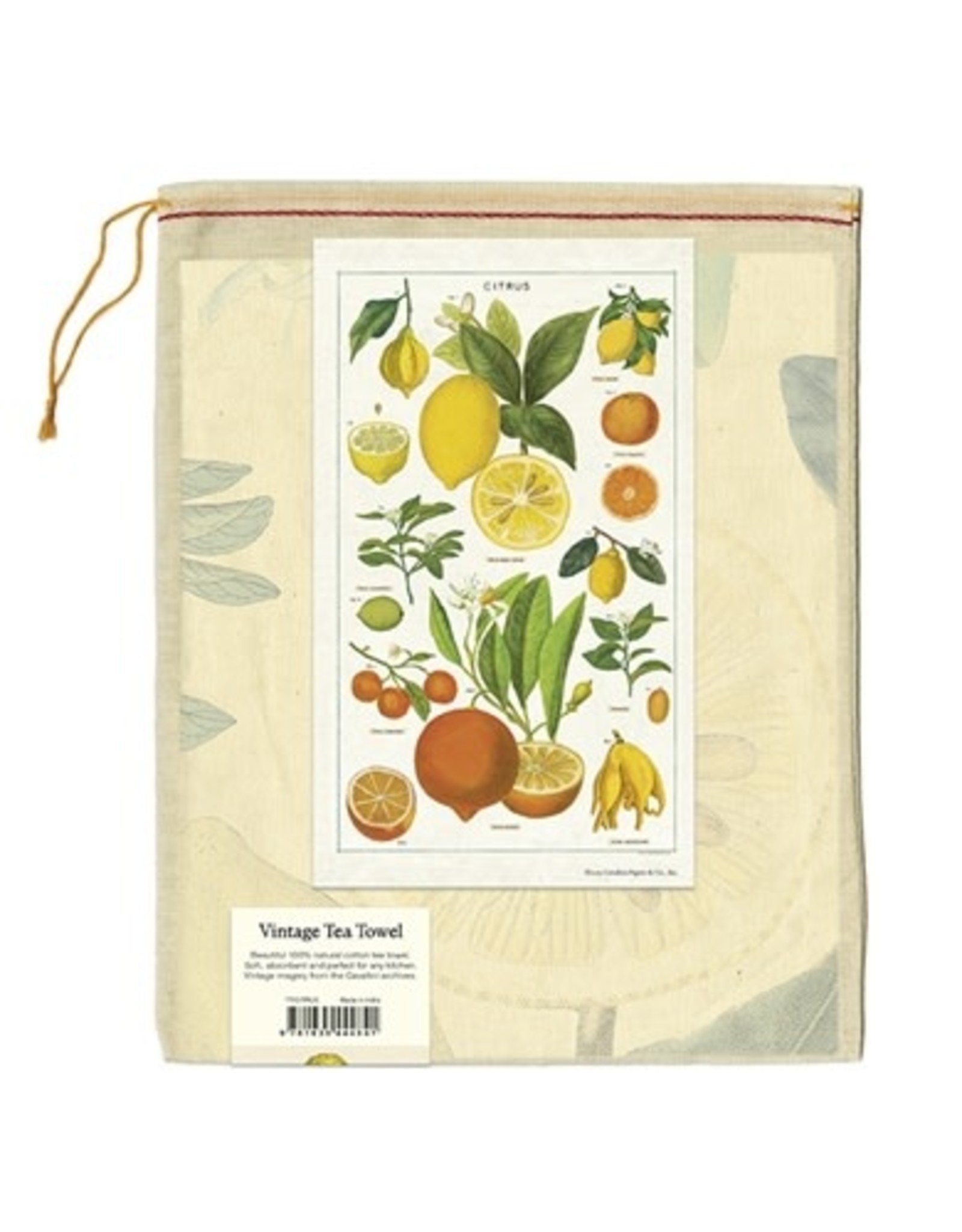 Cavallini Papers & Co. Citrus Tea Towel