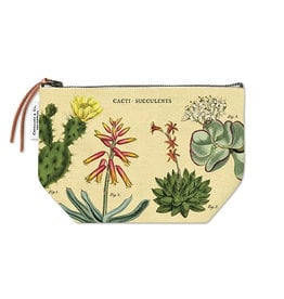 Cavallini Papers & Co. Cacti & Succulents Vintage Pouch