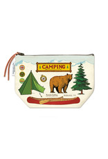 Cavallini Papers & Co. Camping Vintage Pouch
