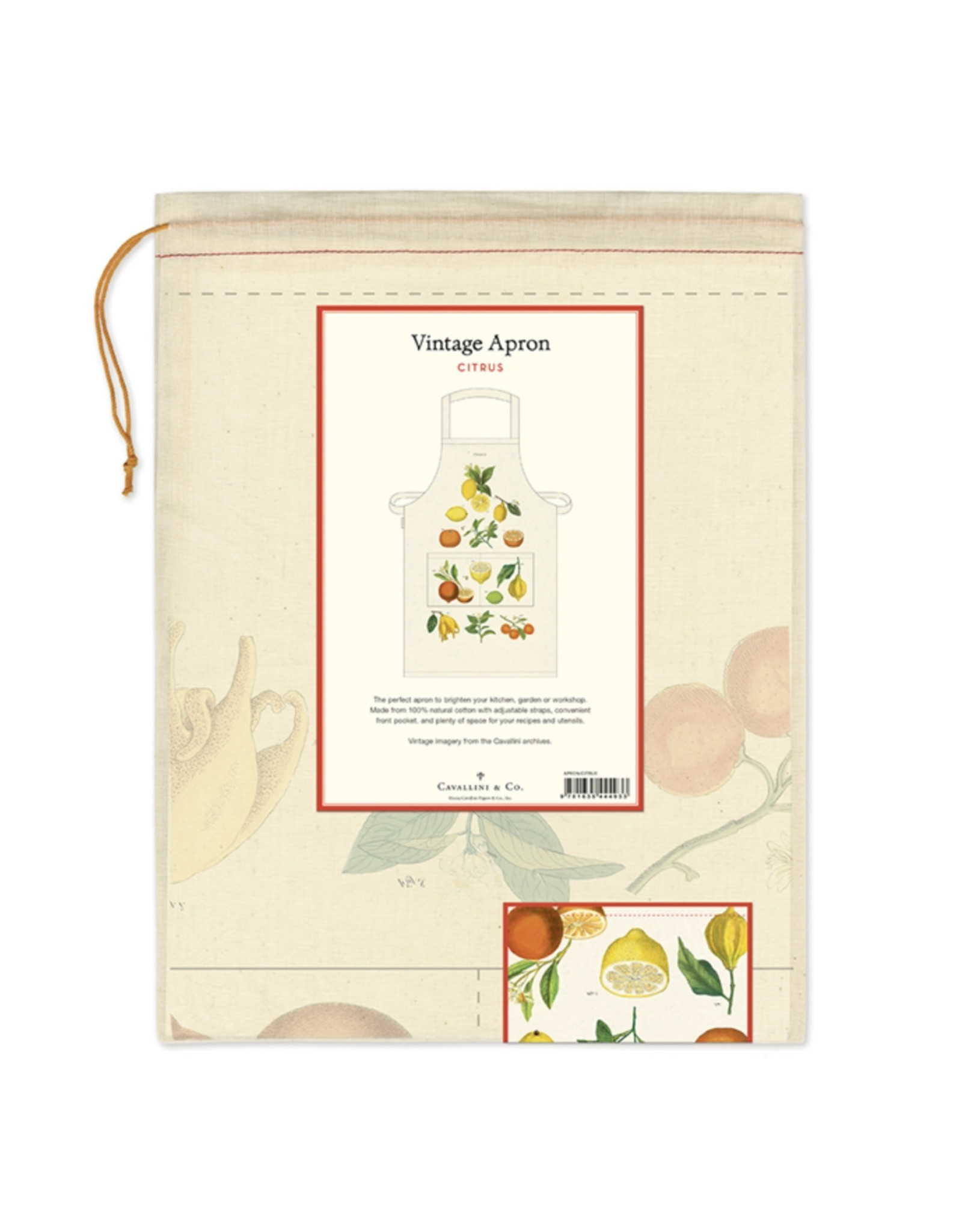 Cavallini Papers & Co. Citrus Vintage Apron