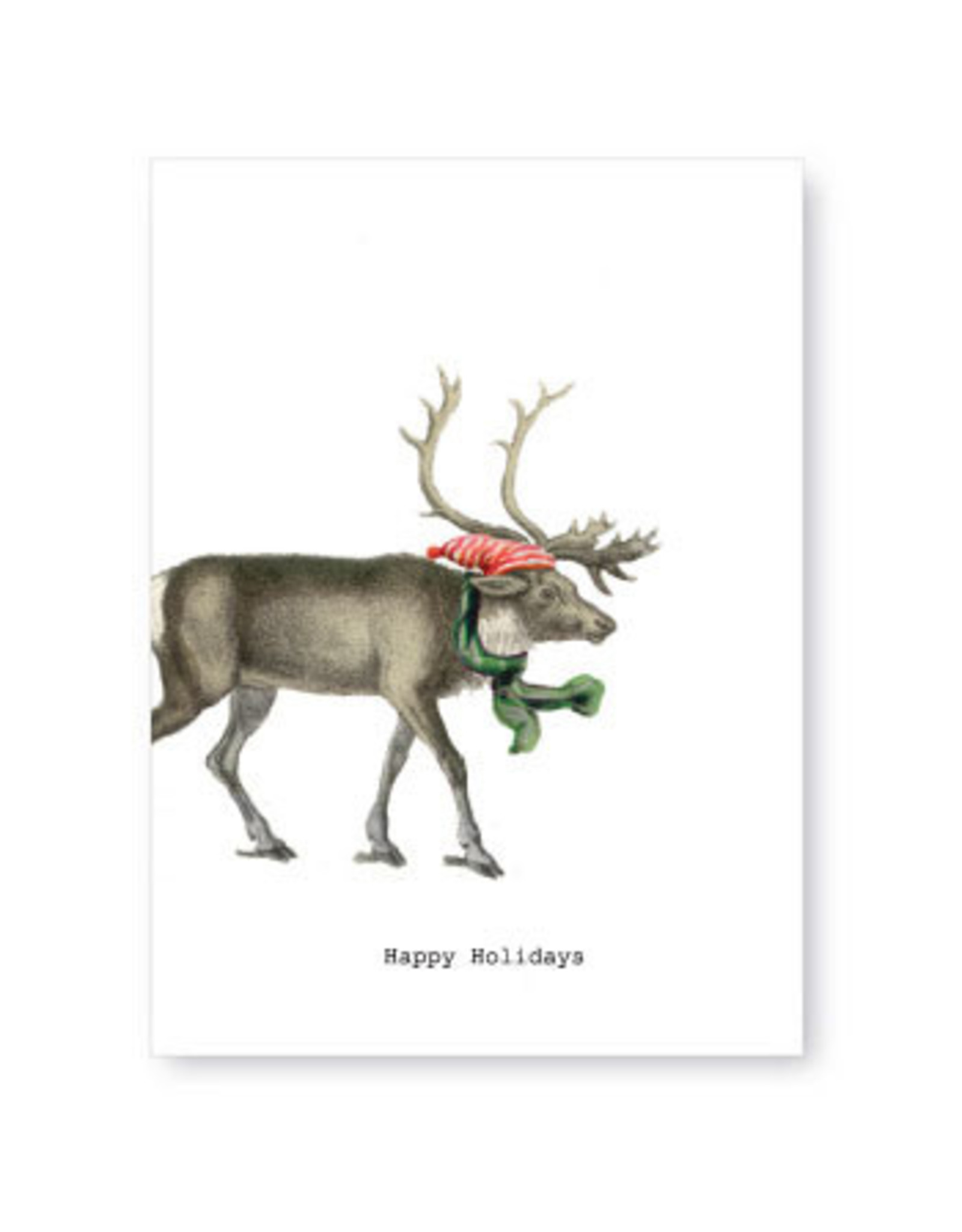Tokyomilk Happy Holidays Reindeer Christmas Notecard