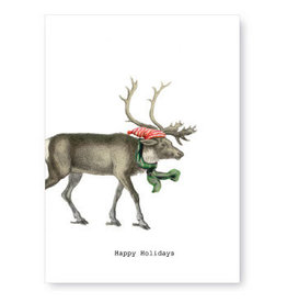 Tokyomilk Happy Holidays Reindeer Christmas Notecard