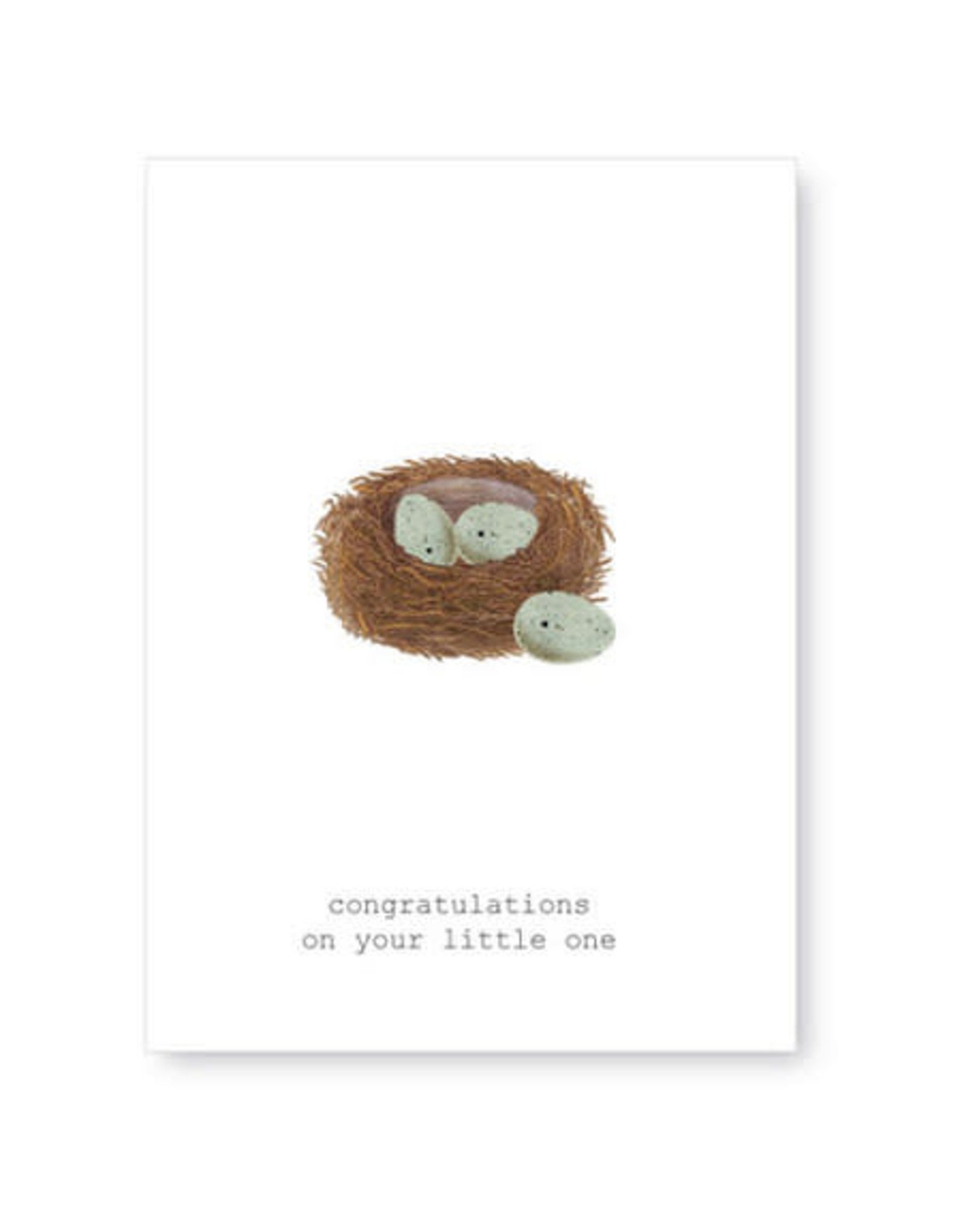 Tokyomilk Congratulations on Your Little One Baby Notecard