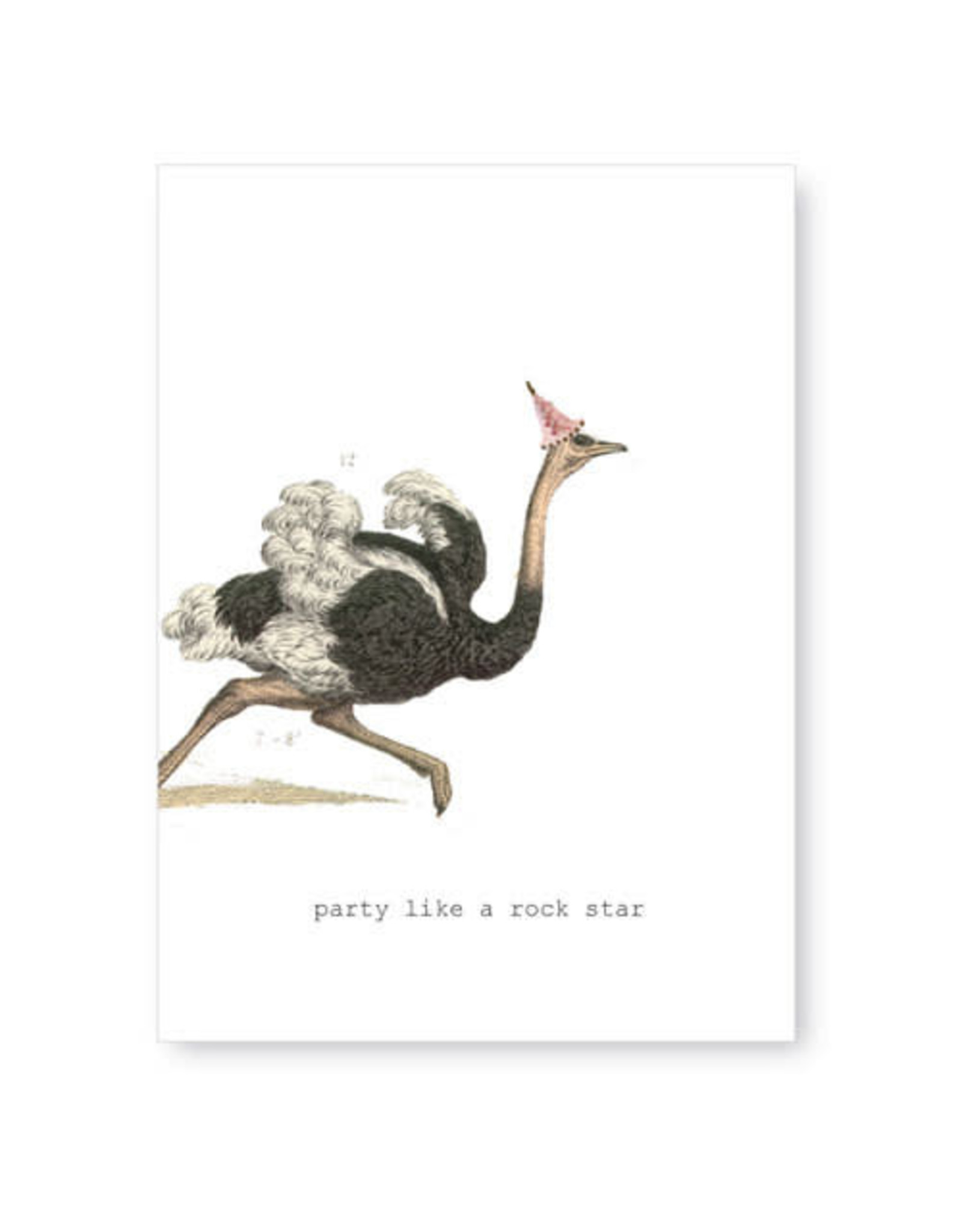 Tokyomilk Party Like a Rock Star Birthday Notecard