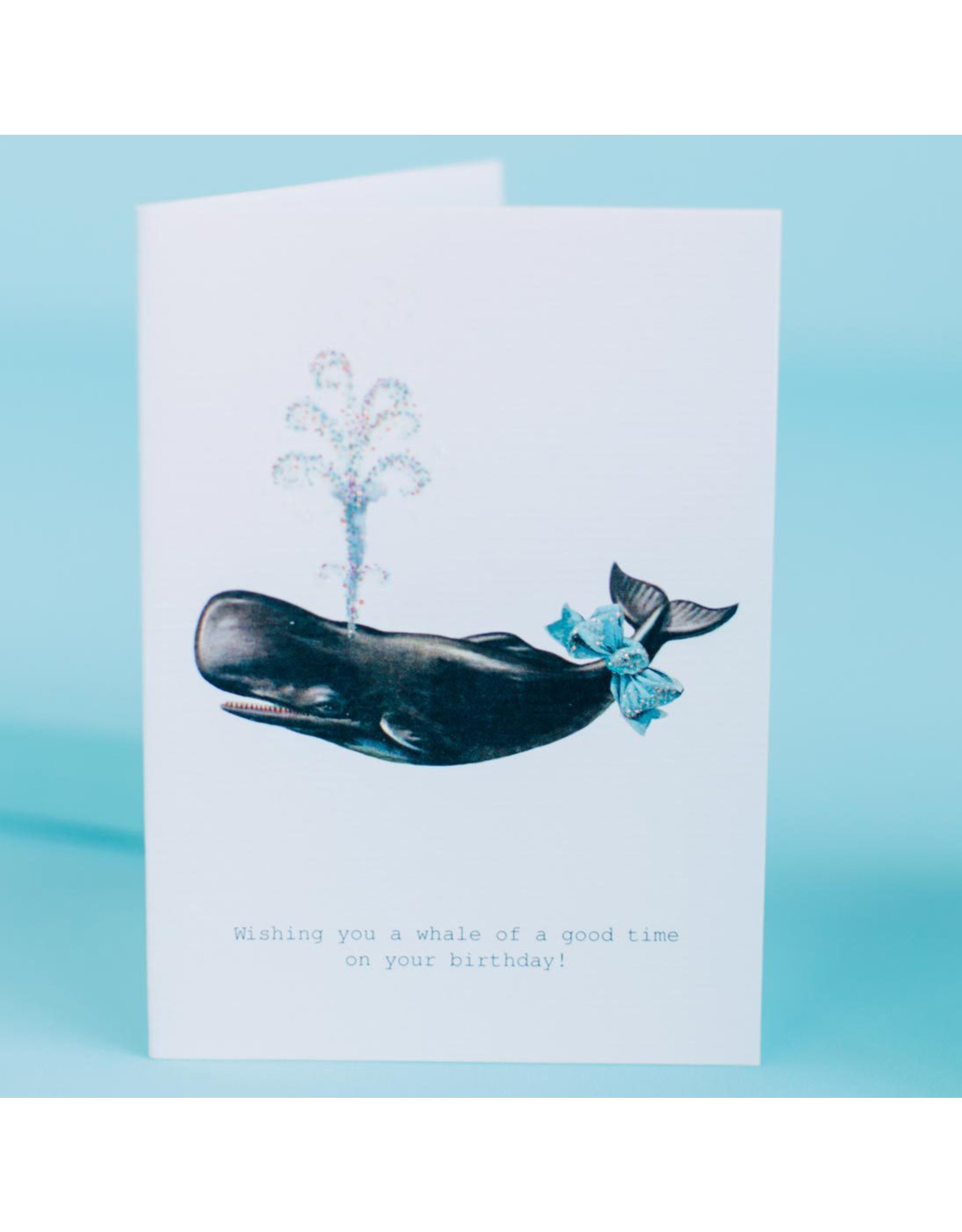 Tokyomilk A Whale of a Good Time Birthday Notecard