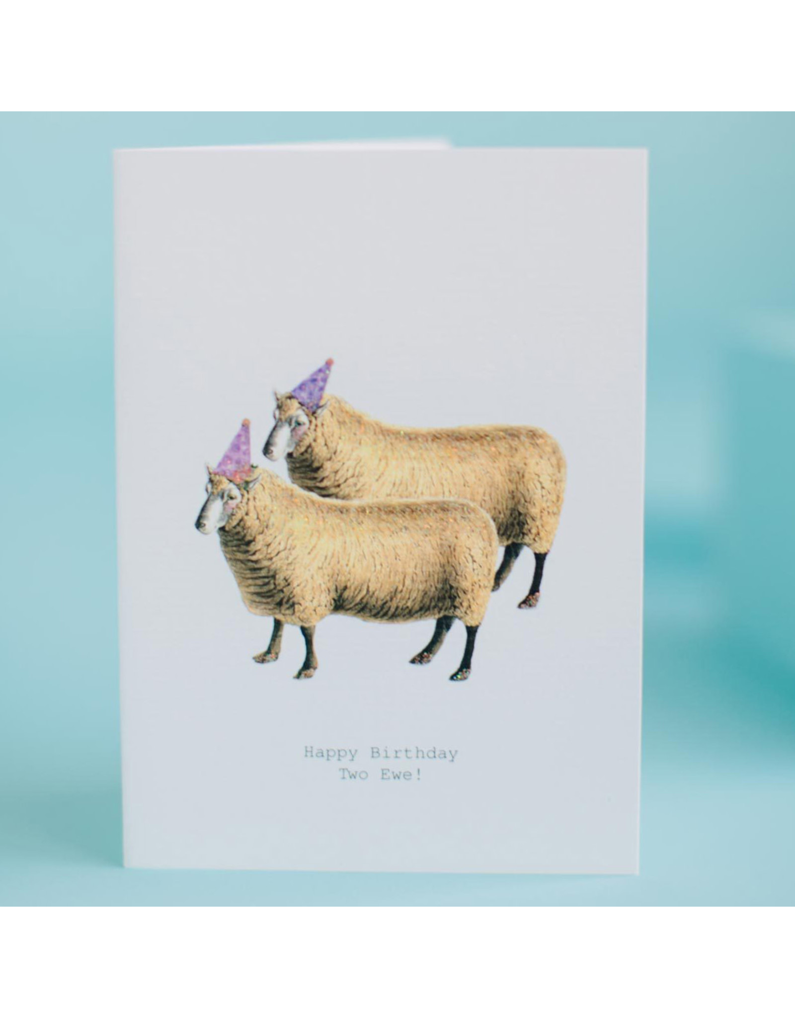 Tokyomilk Two Ewe Birthday Notecard