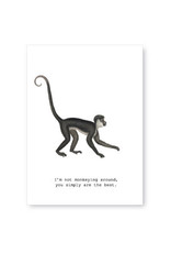 Tokyomilk Monkeying Around Everyday Notecard
