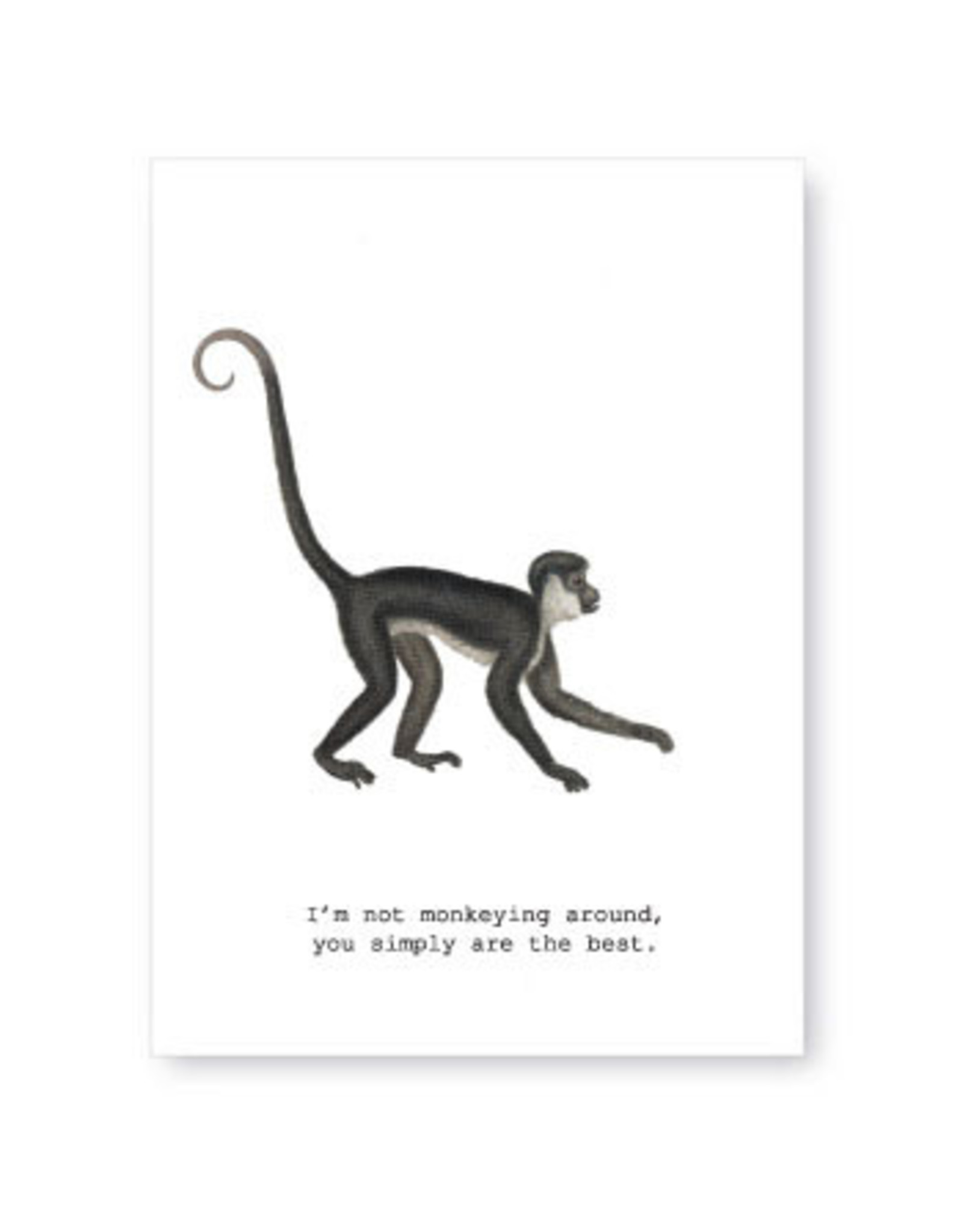 Tokyomilk Monkeying Around Everyday Notecard